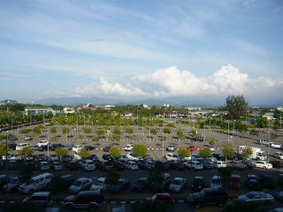 コタキナバル空港からの景色